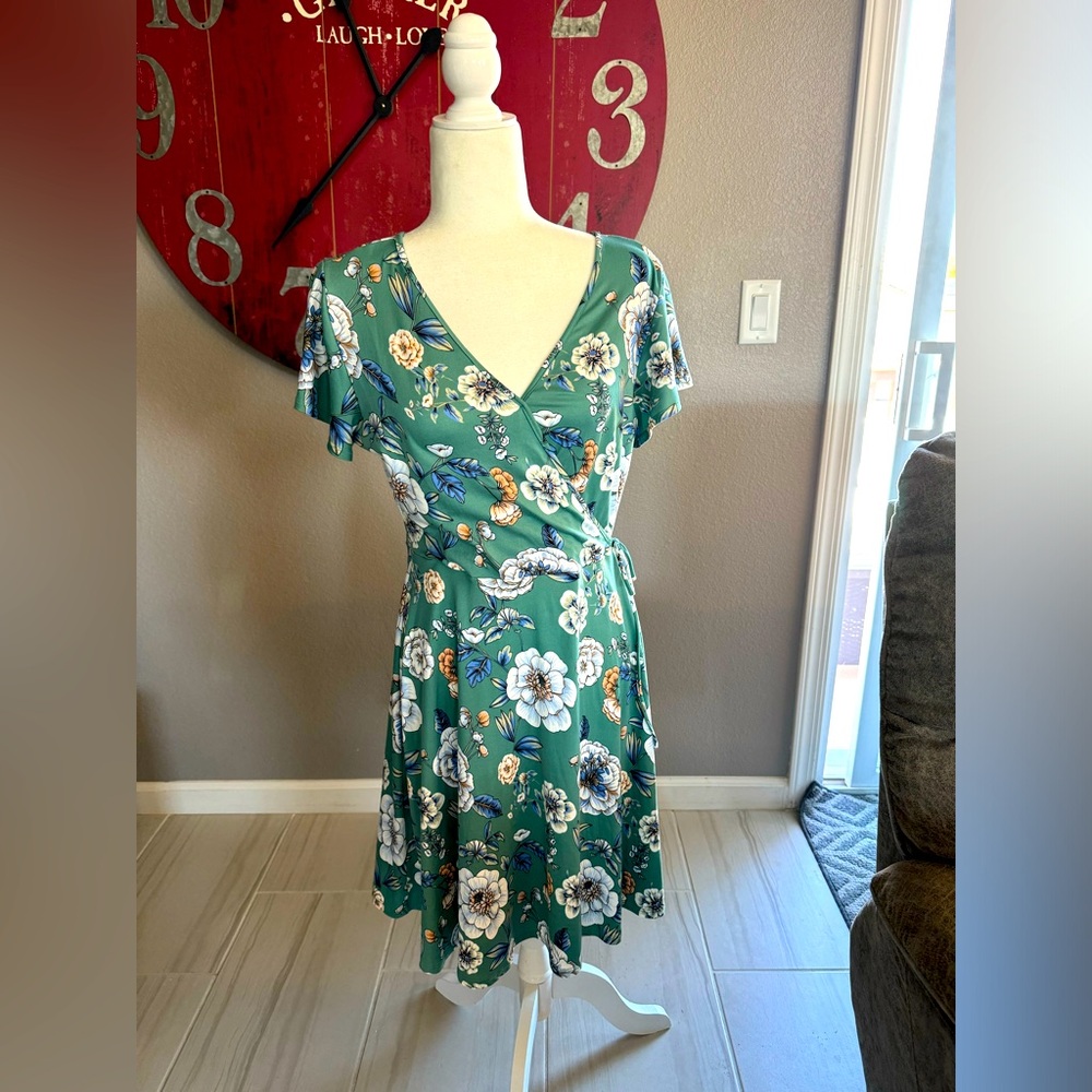 Kaleigh faux wrap dress from Stitchfix
